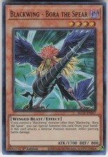 1st Ed Ultra Rare Blackwing - Bora the Spear BLCR-EN057 Battles of Legend: Cryst