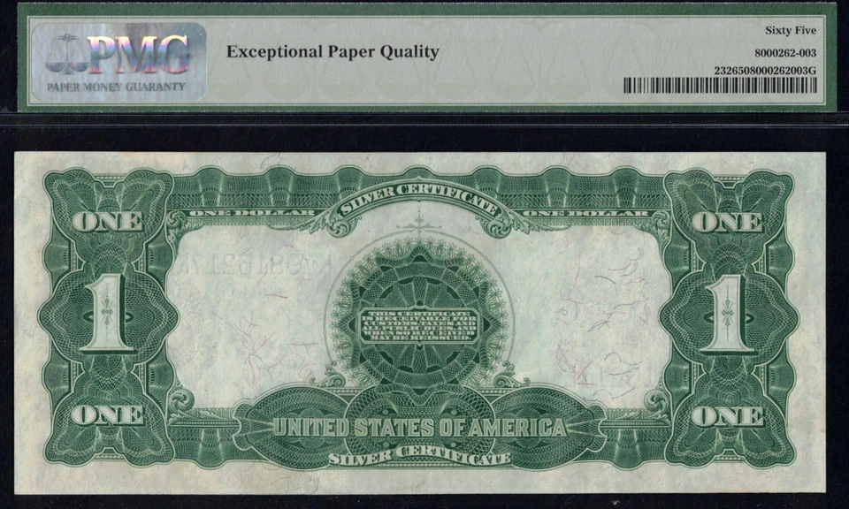 FR-232 1899 $1 BLACK EAGLE P.M.G #65EPQ - Image 2 of 3