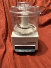 Cuisinart Mini-Prep Food Processor White Model DLC-1 TX Cleaned and Tested EUCs