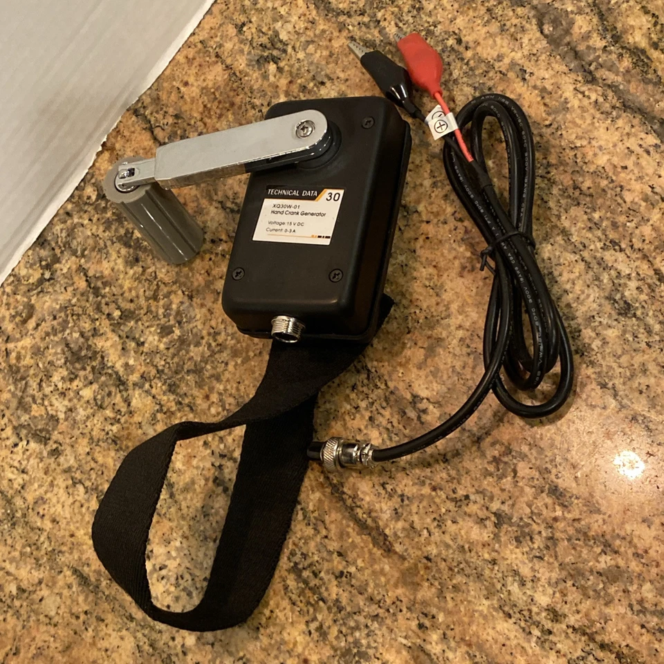 Technical Data 30w 15 V DC 0-3A Hand Crank Generator XQ30W-01 - Image 3 of 4