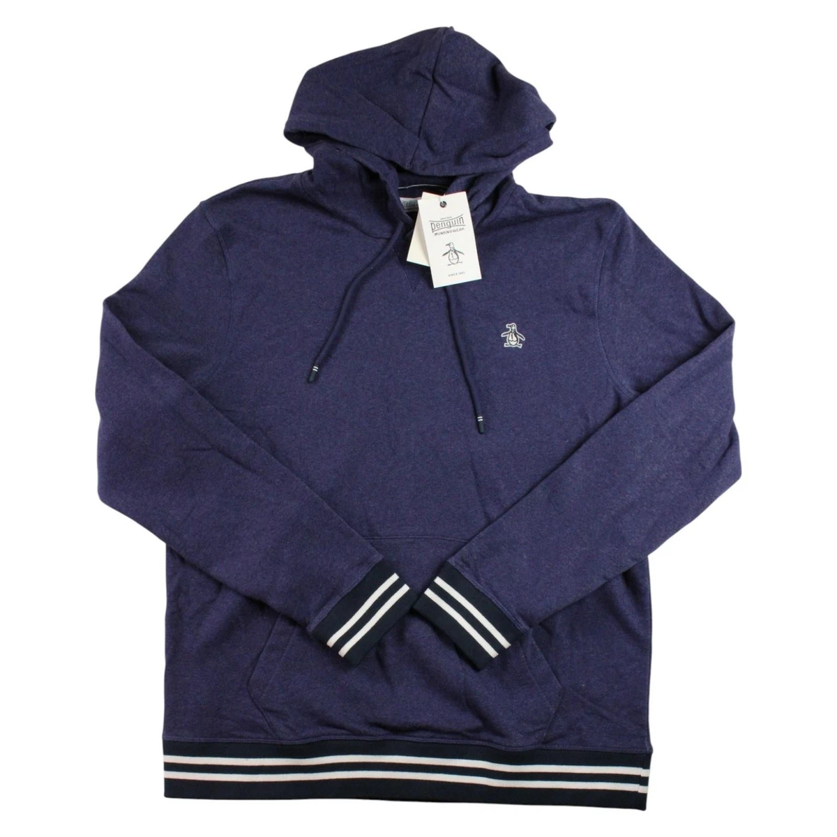 Sweat à Capuche Homme Original Penguin Bleu - Fermeture Intégrale - Taille M