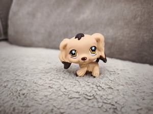 Figurine Littlest Pet Shop Chien épagneul N°716 - Jouet Occasion
