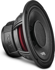 DS18 PRO-HY8.4B 8-Inch Hybrid Mid-Range Loudspeaker, 250W RMS, Red, Waterproof