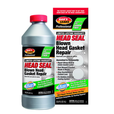 Bar's Leaks Head Seal Blown Head Gasket Repair, Automotive Additive, 33.8 oz