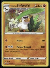 Galarian Sirfetch'd Holo Holo Rare SWSH02: Rebel Clash 095/192 NM