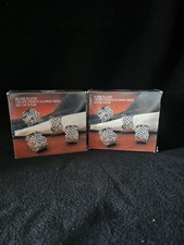 LOT Of 8 Godinger Silver Art Co Napkin Rings Grape Clusters plate