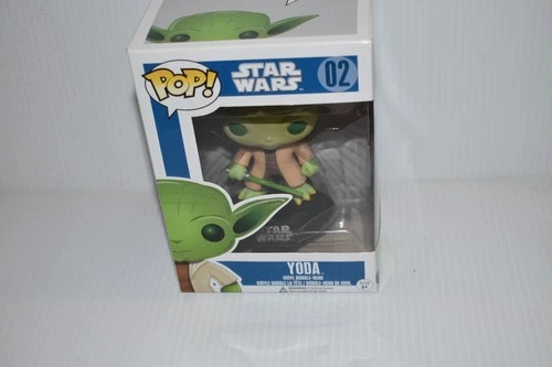 Funko Pop! Star Wars - Yoda (#02) - Blue Box Large Font - Rare (FKO298)