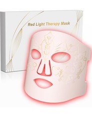 Red Light Therapy for Face,3 Modes LED Face Mask Light Therapy,Near-Infrared 850