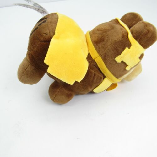Rare Official JINX Minecraft Happy Explorer Baby Llama Cow Plush Brown 6" Lot - Picture 9 of 11