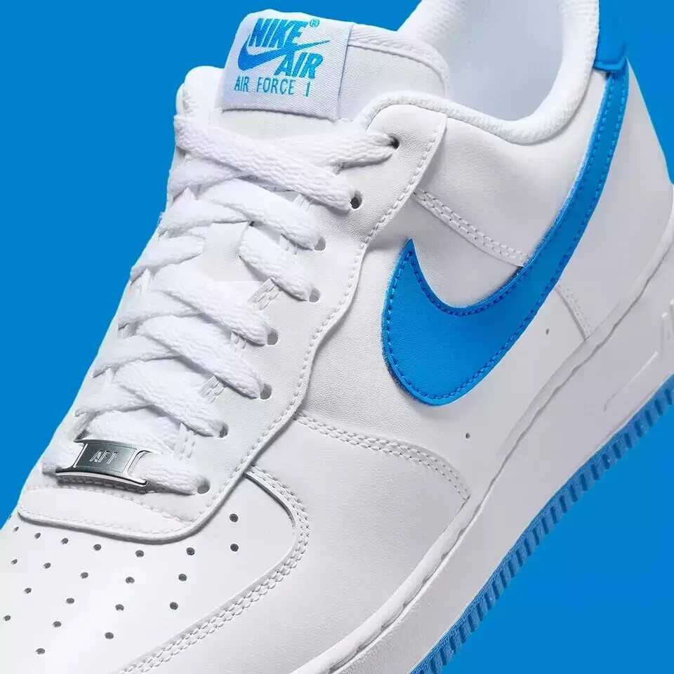 NIKE エアフォース1 '07 フォトブルー29.5cm FJ4146-103 エア フォース 1 NIKE AIR FORCE 07 white/photo blue-white fj4146