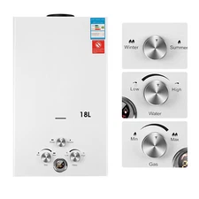 Water Propane Heater Tankless Instant 18L LPG Gas Water Heater USA 36KW 4.76GPM