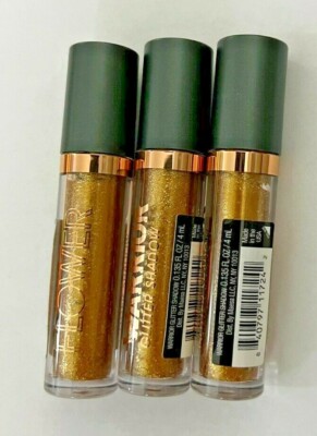 LOT OF 3 FLOWER WARRIOR GLITTER SHADOW WG3 BOMB 0.13oz