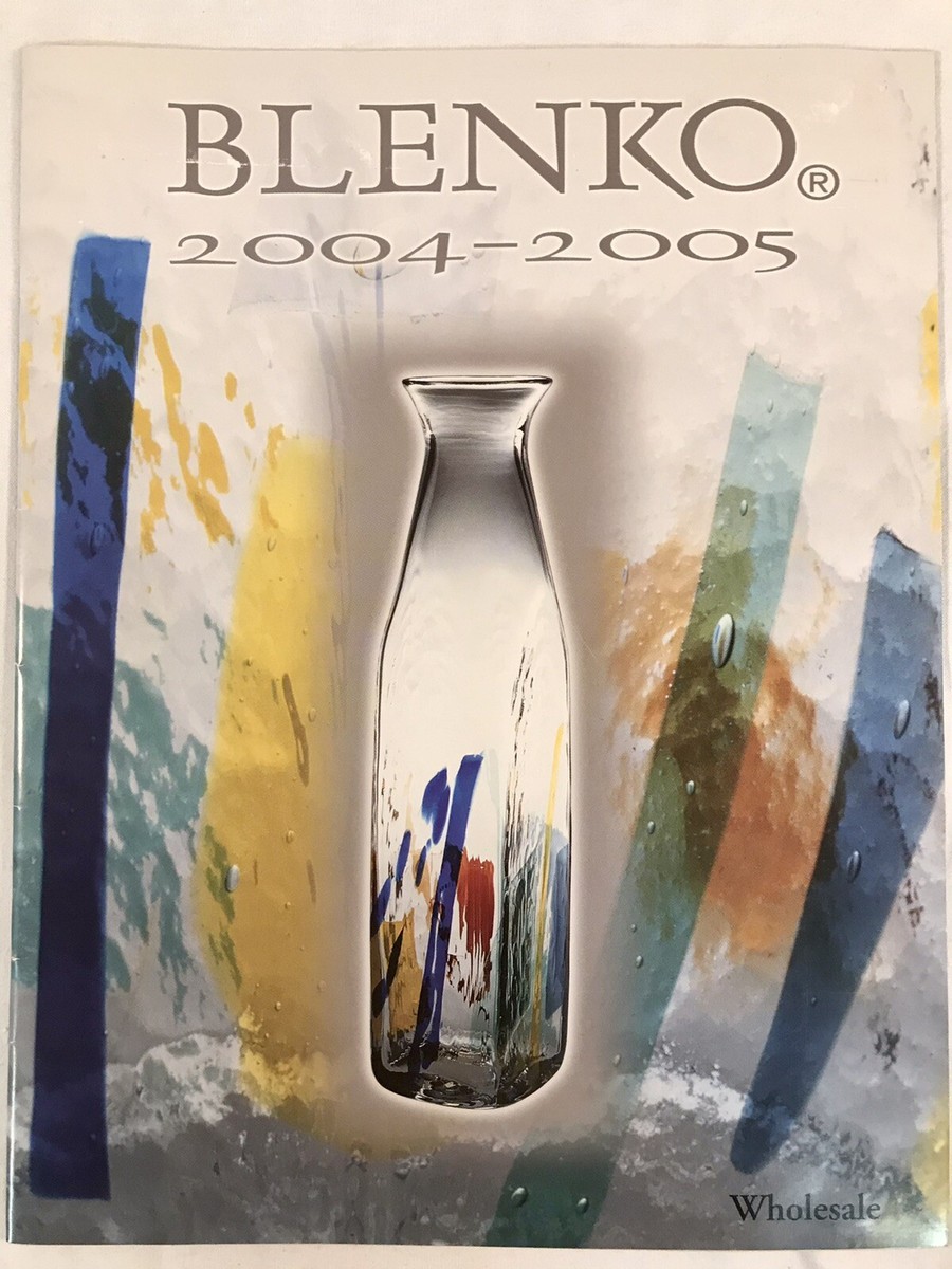 Original BLENKO 2004 2005 GLASS CATALOG w/ WHOLESALE PRICE Original BLENKO 2004 2005 GLASS CATALOG w/ WHOLESALE PRICE