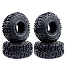 115MM 1.9inch Rubber Tires for 1:10 RC Crawler Axial SCX10 II 90046 90047 TRX-4
