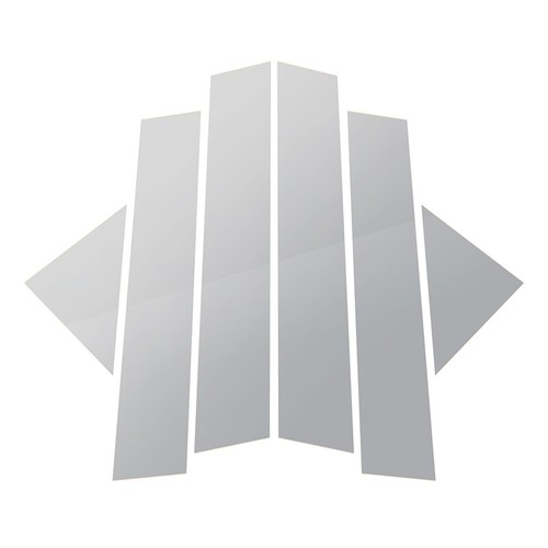 6PCS For Chrysler 300/300C 2005-2010 Window Pillar Posts Door Trim Cover Silvery - Picture 21 of 24