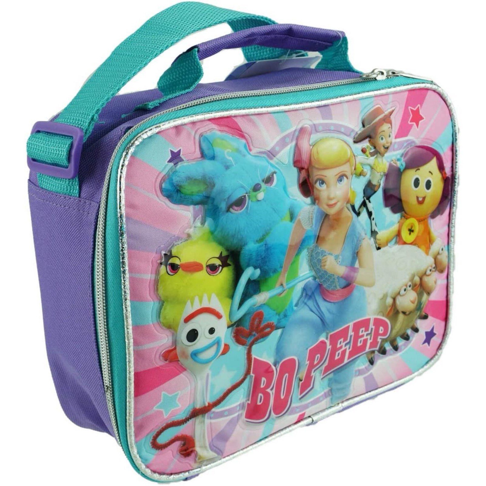 Lunch Bag - Disney - Toy Story 4 - Bo Peep Purple Kit Case New