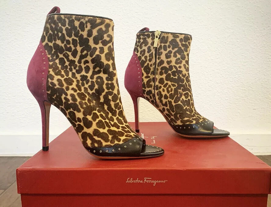 Ferragamo — $995 Salvatore Ferragamo Women’s Booties Boots High Heels / Liskia / Size 6