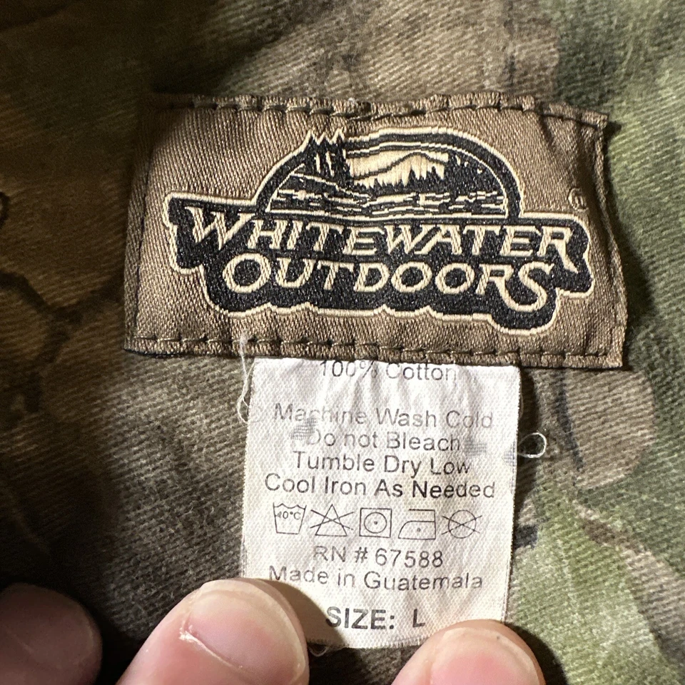Whitewater Outdoors Camo Button Down Realtree Hardwoods - Image 3 of 4