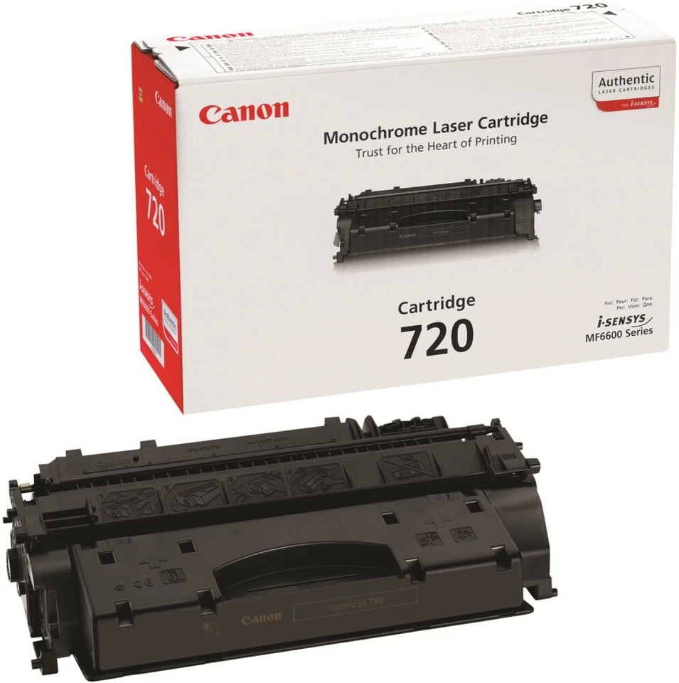 Toner Canon Original 720BK Pour I-SENSYS MF 6640 6680 oV - Photo 1/1