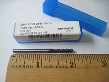 Niagara Cutter N56026 Ball Nose End Mill 1/8" x 5/8" x 2" 4FL TiAlN 17001830