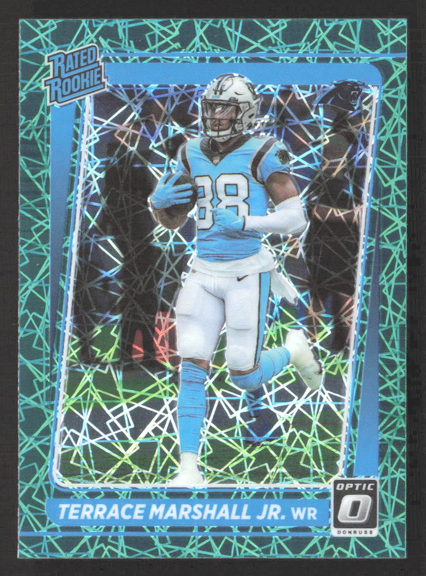 2021 Donruss Optic Terrace Marshall Jr. #218 Green Velocity Rated Rookie