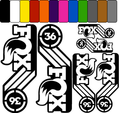 FOX 36 ver2 aufkleber sticker fahrrad bicycle