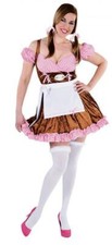 Dirndel Dirndl Trachten Oktoberfest Bayernkleid Kostüm Damen Trachtenkostüm Hut
