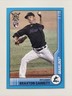 2021 Topps Big League Braxton Garrett RC Blue Parallel #135 Miami Marlins
