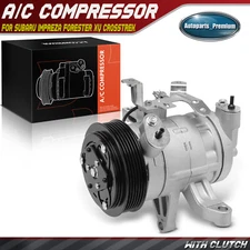 AC Compressor with 6-Groove for Subaru Impreza Forester Crosstrek XV Crosstrek