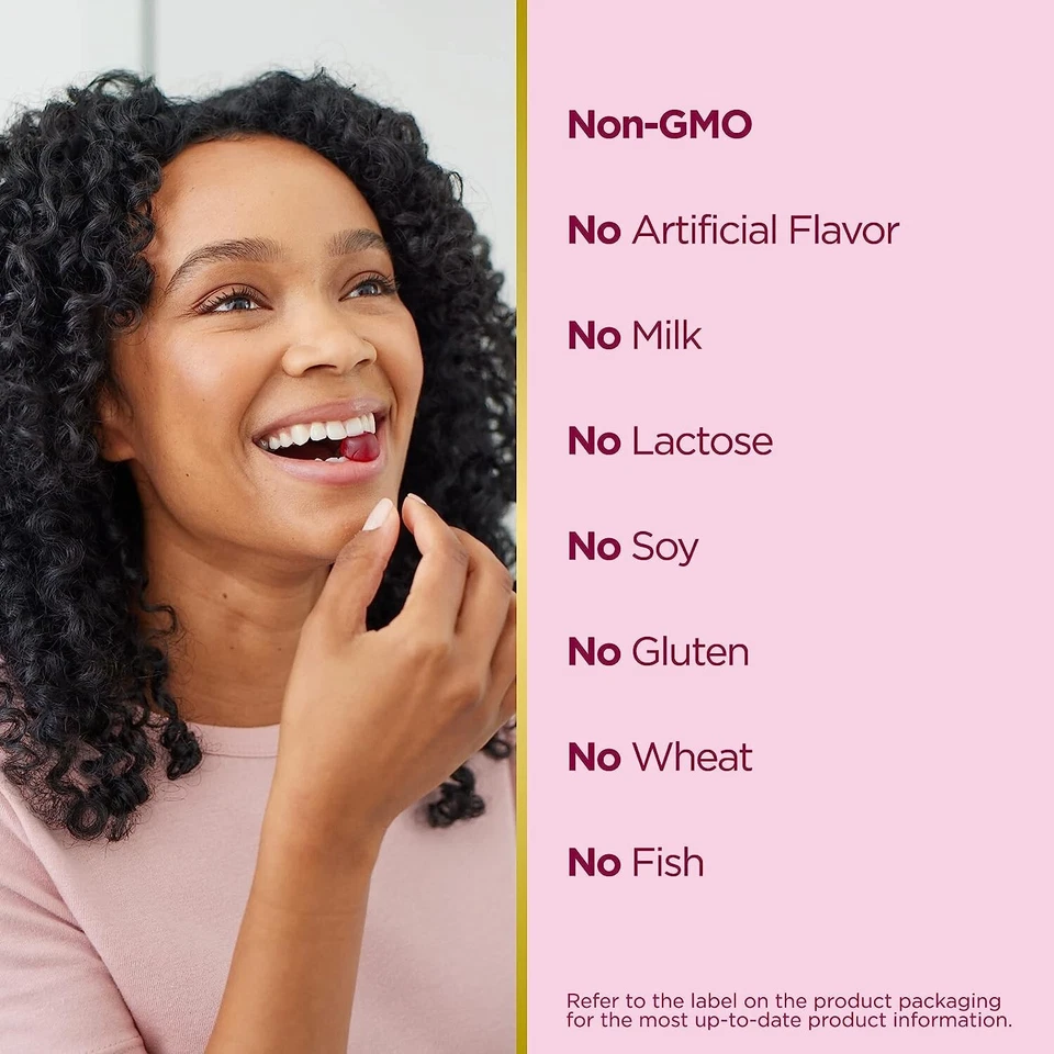 3 Pack Hair, Skin & Nails Gummies 6000 mcg 240 count (3x80) Advanced 2 x Biotin - Image 4 of 4