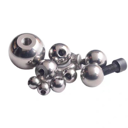 Bola de acero inoxidable M6 M8 304 medio agujero rosca bola de acero exterior 10 mm ~ 50 mm - Imagen 11 de 12