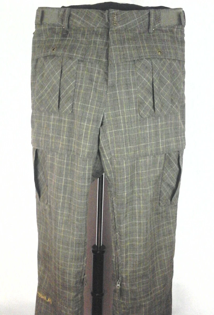 Olive green store plaid pants