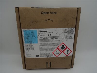 Original Durst INK Product Code 1605443 Rho Ink Light Cyan 0009867 / 5 Liter 