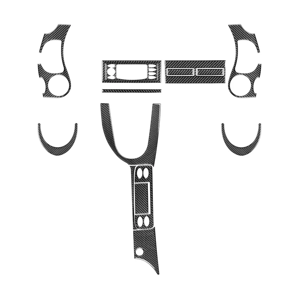 Kit de cubierta interior completo de fibra de carbono de 13 piezas para Porsche Boxster/996 1998-04 Foto 2 de 4