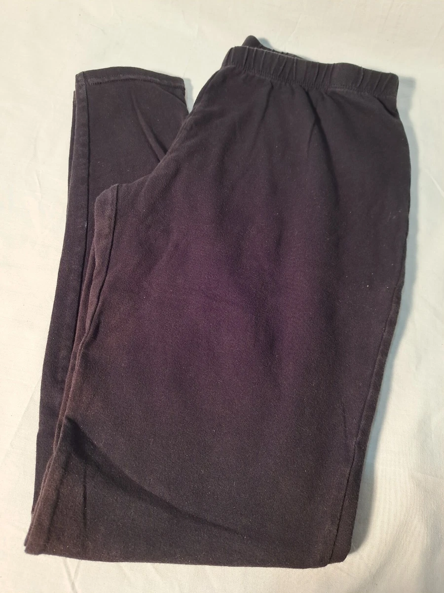 Ladies Vintage No Boundaries Black Ankle Leggings Yoga Pants Size Large EUC