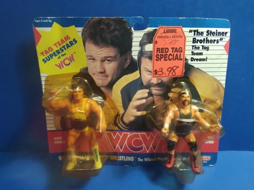 Sealed WCW Galoob Steiner Brothers 2 Pack Tag Team...