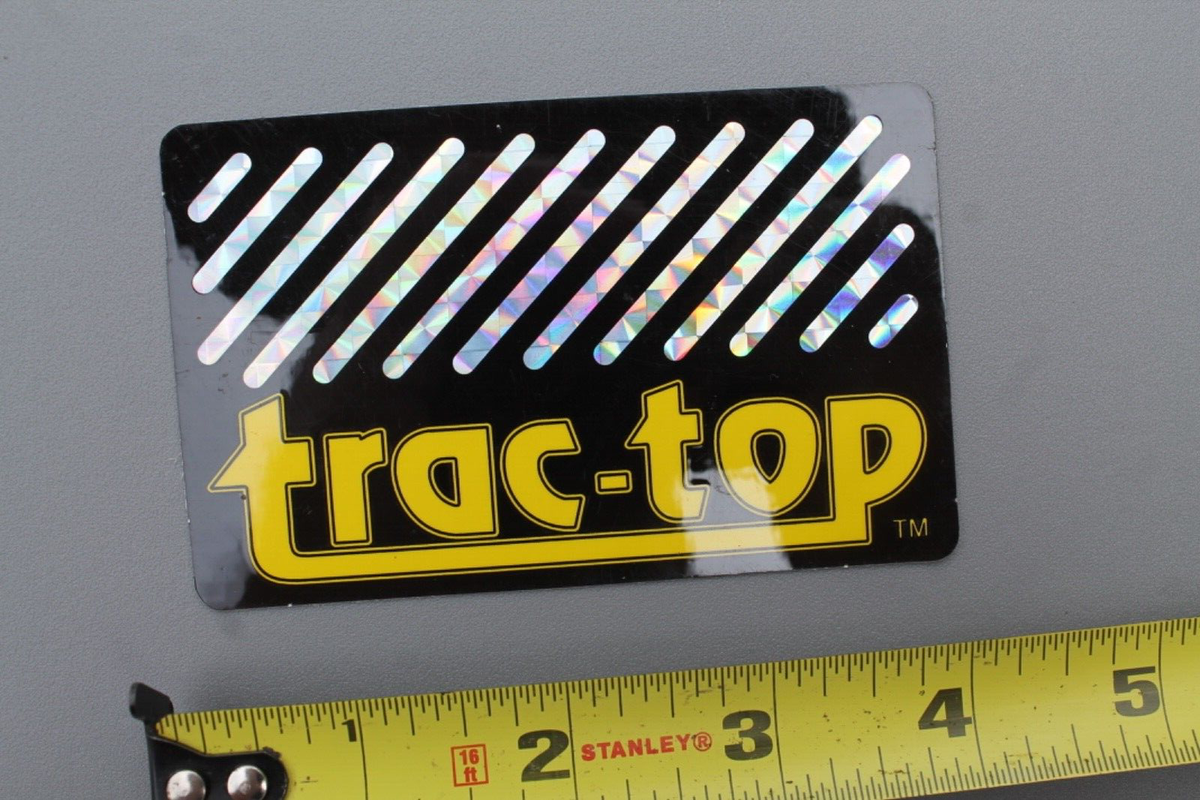 Trac-Top Herbie Fletcher Astro Deck Yellow Silver V61A Vintage