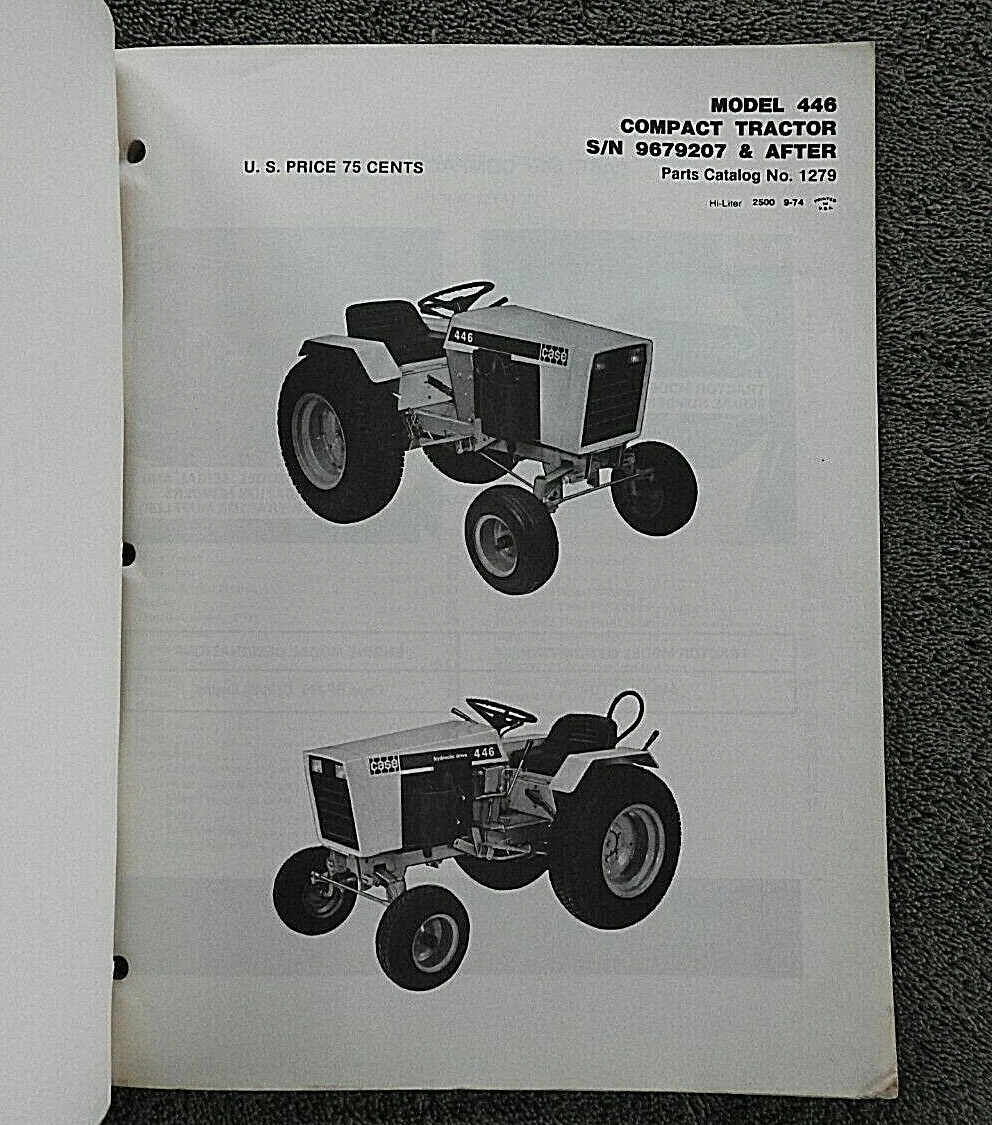 Case 446 Garden Tractor Decals Fasci Garden