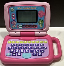 Leap Frog 2-in-1 LeapTop Touch Keyboard  More Pink Tested / Works - Preschool