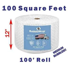 Official Sealed Air Bubble Wrap - American Bubble Boy (100' Medium (5/16")
