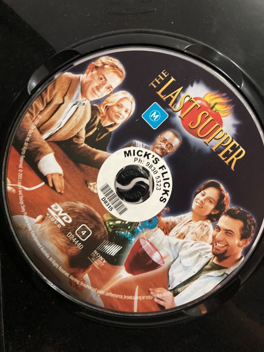 The Last Supper ex-rental region 4 DVD (1995 Cameron Diaz
