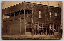 B. Herrell's Store Miami Indiana Deer Creek Township 1912 Postcard
