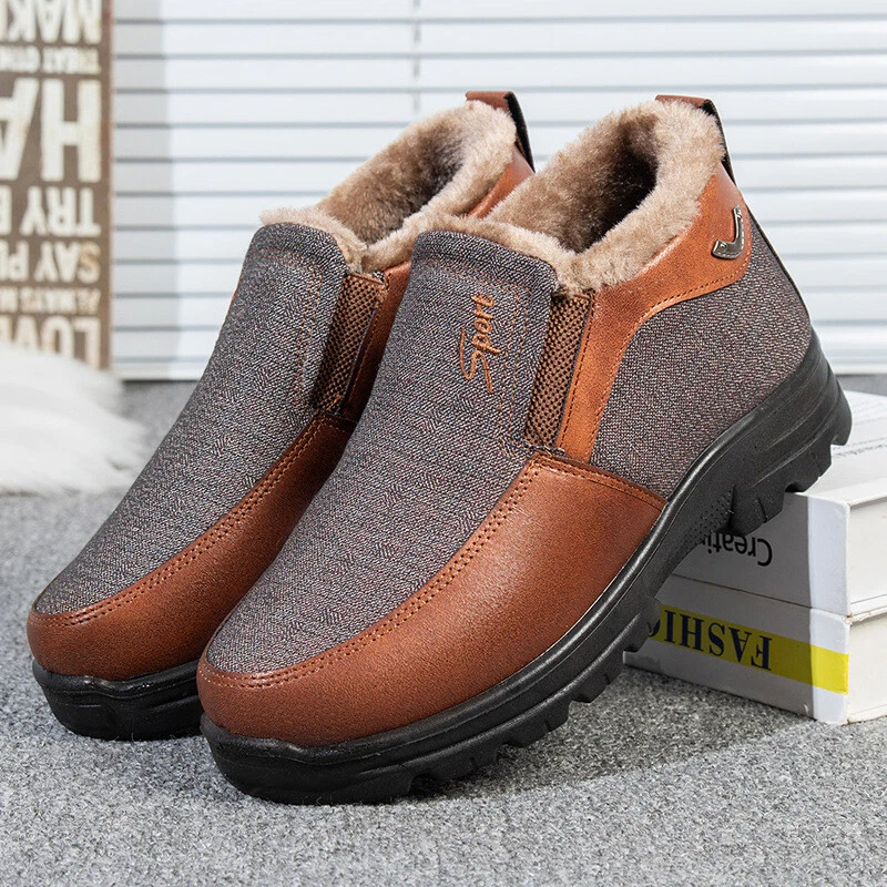 Mens fur hotsell boots uk