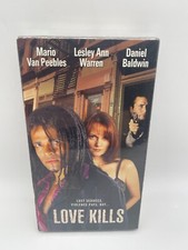 Love Kills VHS Mario Van Peebles Lesley Ann Warren Lucy Liu Rare OOP