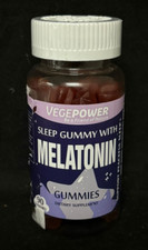 Kids Melatonin Gummies 1mg Sugar-Free Sleep Aid w/ B6, 90 Count, Exp:07/24