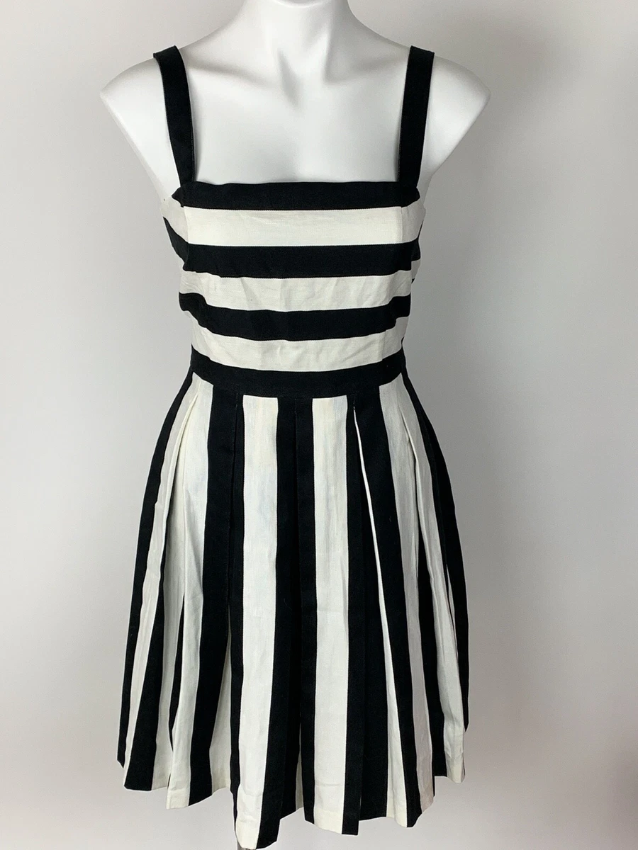 Ann taylor loft top black and white dress