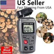 Digital LCD Wood Moisture Meter Detector Tester Humidity 0-99.9% Hygrometer Test