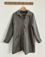 John Lewis A Line Cotton Mac Coat, Size 14