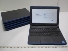 Lot of 6 Dell Chromebook 11 Laptops 11.6" 4GB RAM Intel Celeron N2840 2.16GHz A