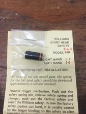 Williams Giant Head Safety for Browning BAR - LEFT HAND